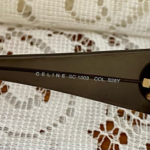 Celine, Triomphe, Wrap Around Brown Sunglasses SC003 COLS28Y Italy - Picture 12 of 12